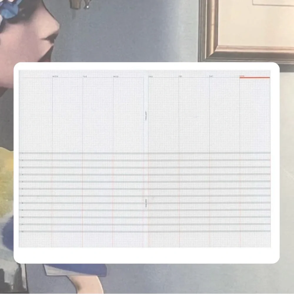 🆕 LUDDITE Function planner series weekly Parallel Planner, tracking, goals